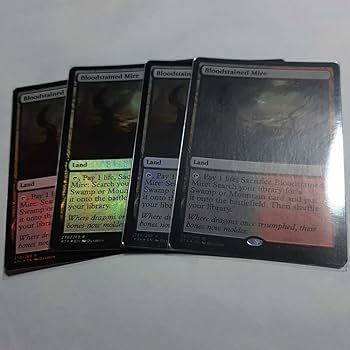 マジック：ザ・ギャザリング - MTG  血染めのぬかるみ　FOIL　英語　３枚 MTG 血染めのぬかるみ 英語版 血染めのぬかるみ/Bloodstained